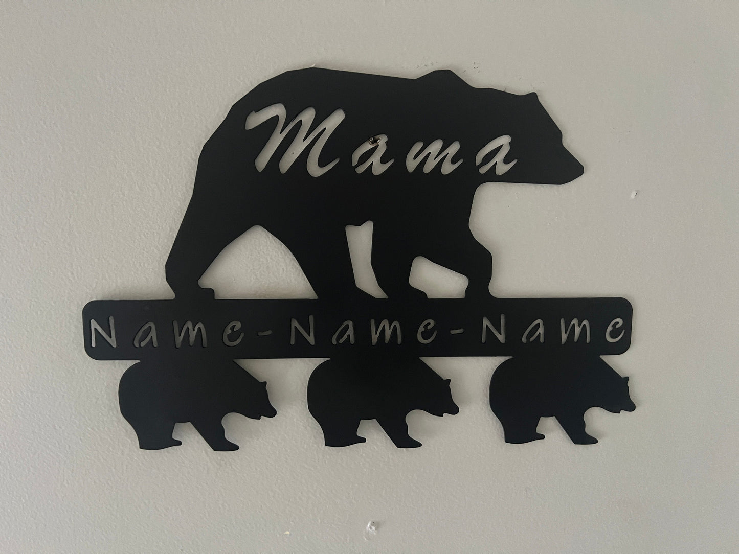 Mama Bear Sign, Mama Bear, Mother's Day Sign, Mother's Day Gift, Customizable Mother's Day Sign, Personalized Mother's Day Sign