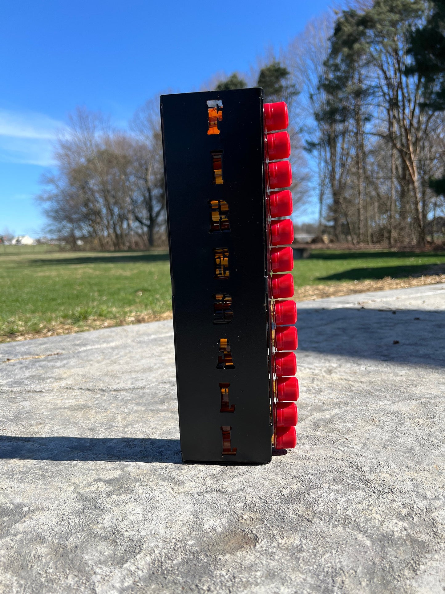 Fireball Shot Dispenser, Shot Dispenser, Fireball, Whiskey Dispenser, Alcohol Dispenser, Fireball Holder, Shot Holder, Whiskey Holder