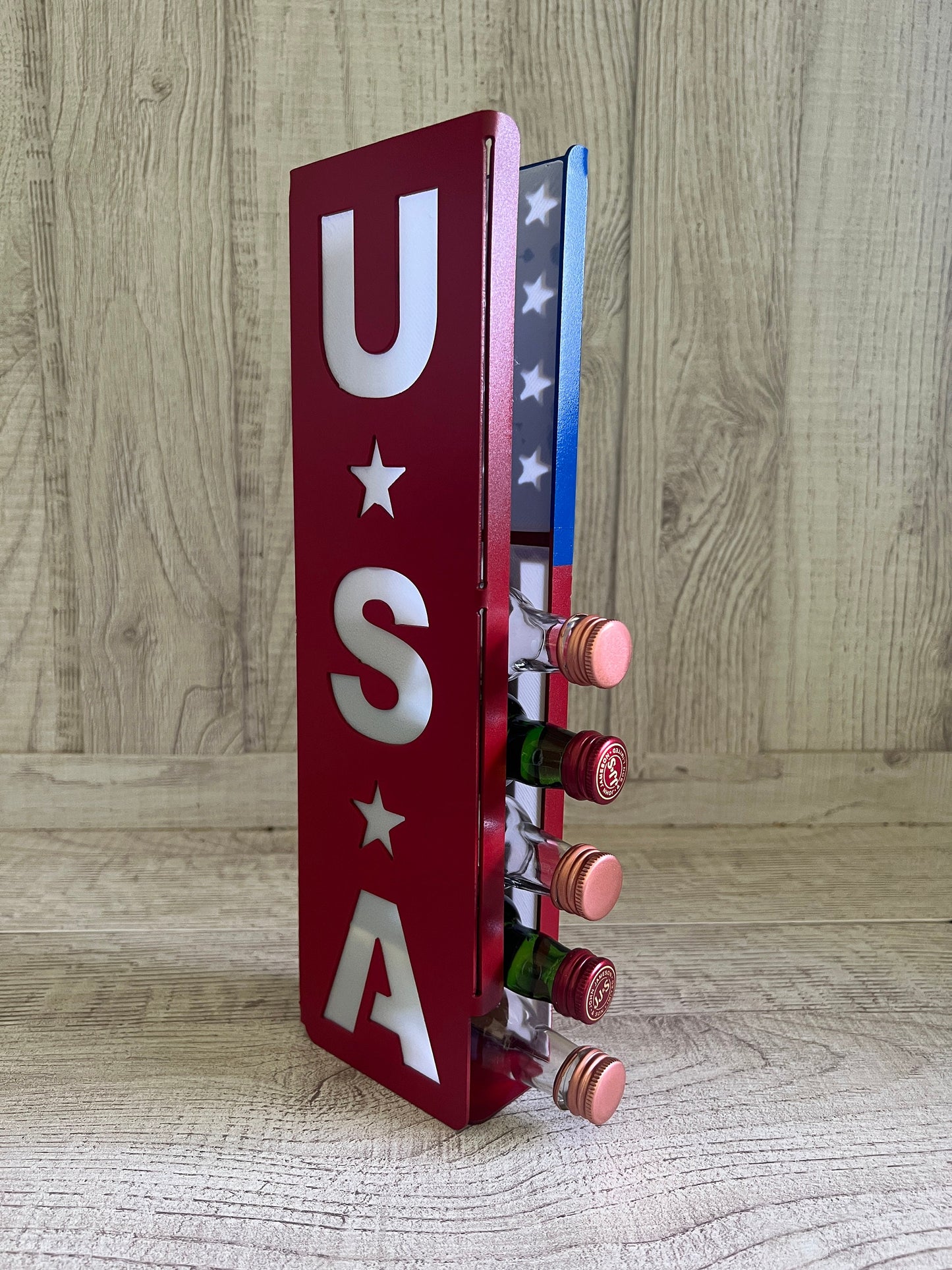 USA Shot Dispenser, Mini Shot Dispenser, Alcohol Dispenser, Shots, Shot Holder, Alcohol Holder, America, USA, Patriotic, 4th of July