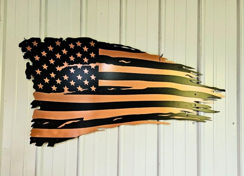 Distressed American Flag Sign, American Flag Sign, America, Flag, Patriotic Sign, Customizable American Flag, Customizable Sign