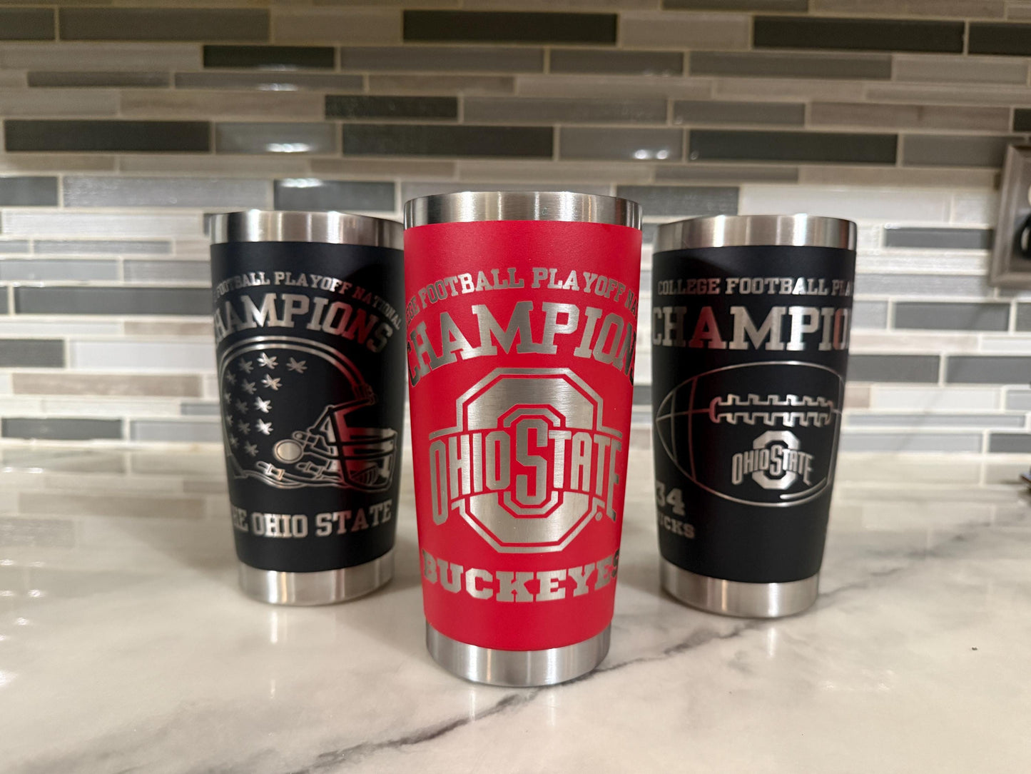College Football Tumbler, Customizable Tumbler, Personalized Tumbler