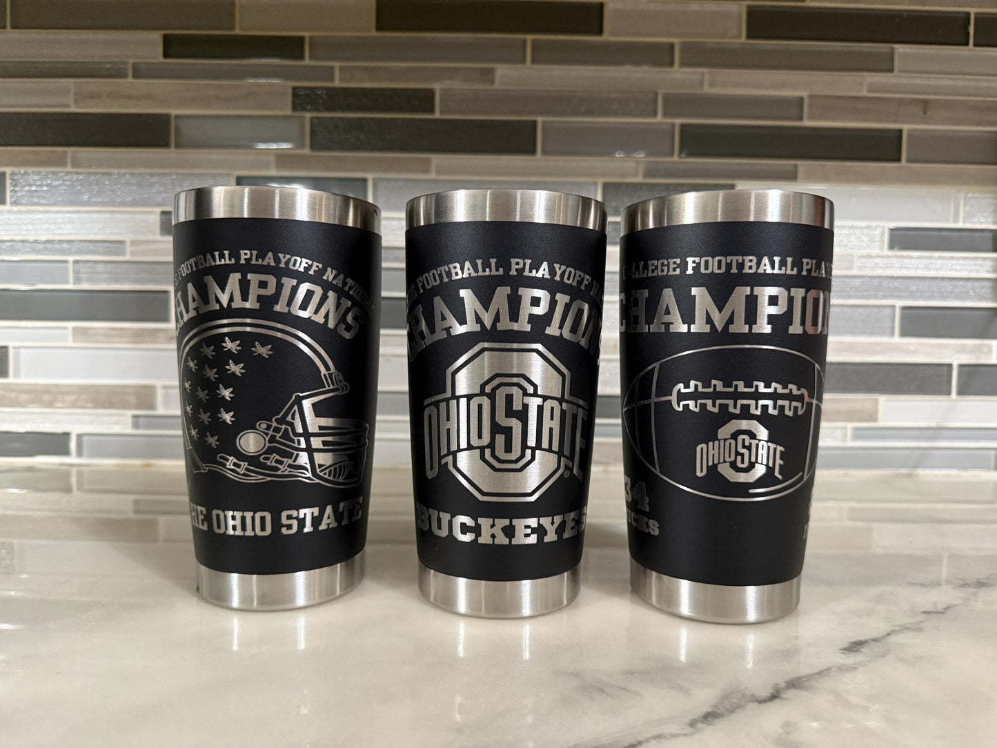 College Football Tumbler, Customizable Tumbler, Personalized Tumbler