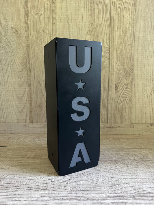 USA Can Cooler Dispenser, Coolie Holder, Coolie Cup Dispenser, Can Cooler Holder, Coolie Holder, Party Cup Dispenser, 4th of July