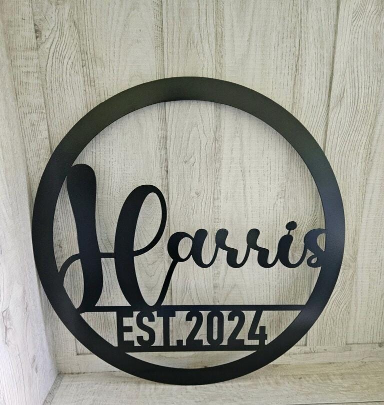 Custom Wedding Sign, Metal Wedding Sign, Custom Sign, Wedding Sign, Custom, Last Name Sign, Marriage Sign, Wedding Gift, Gift, Custom Gift