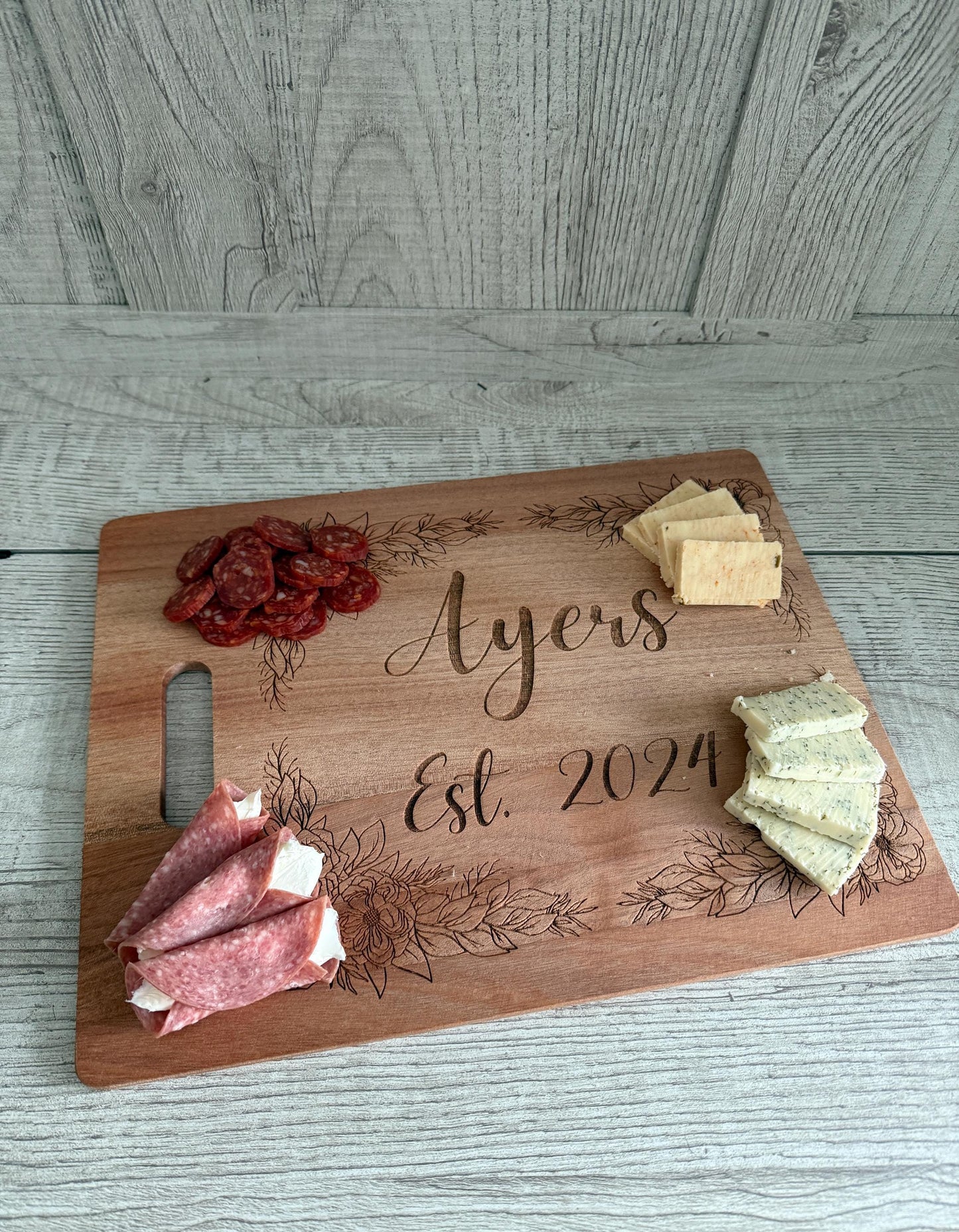 Custom Cutting Board, Personalized Cutting Board, Gift Idea, Cutting Board, Custom Charcuterie Board, Personalized Charcuterie Board