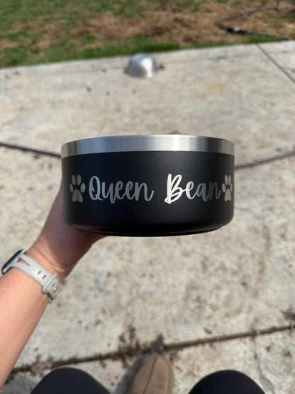 Personalized Dog Bowl, Customizable Dog Bowl, Dog Bowl, Pet, Personalized Gift, Customizable Gift