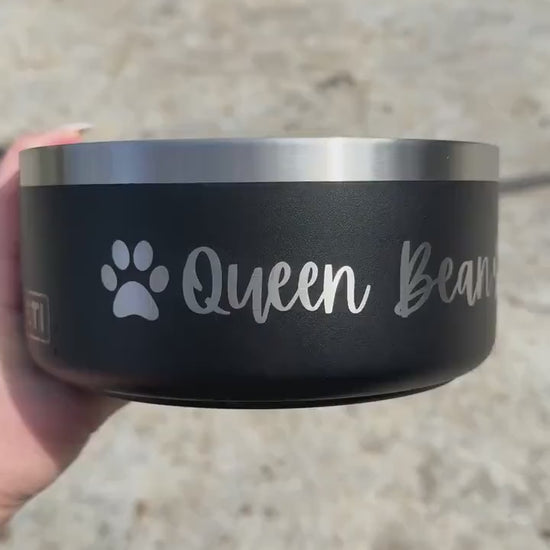 Personalized Dog Bowl, Customizable Dog Bowl, Dog Bowl, Pet, Personalized Gift, Customizable Gift