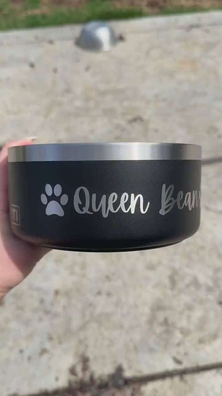 Personalized Dog Bowl, Customizable Dog Bowl, Dog Bowl, Pet, Personalized Gift, Customizable Gift